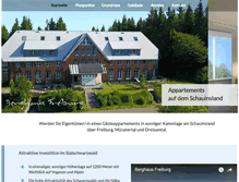 Tablet Screenshot of berghaus-freiburg.de